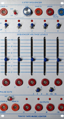 5 Step Sequencer 4U(Buchla Format)